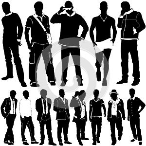 Fashion men vector