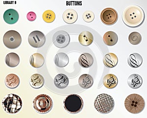 Fashion Metallic Buttons and Revit for Denim, Jeans, Jackets, Coats and For All Kind of Textile
