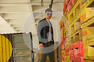 Fashion model, men, jacket