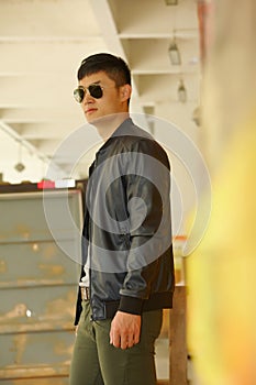 Fashion model, men, jacket