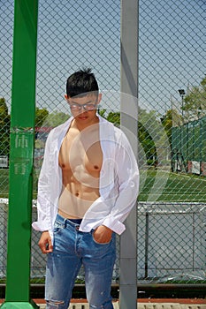 Fashion model, men, shirt