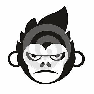 Fashion monkey chimpanzee logo