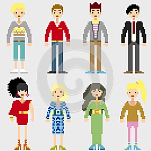 Fashion Pixel People