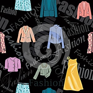 Fashion seamless background