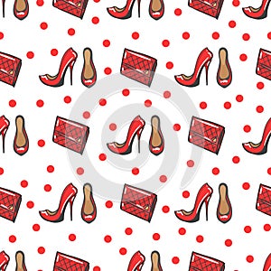 Fashion seamless pattern