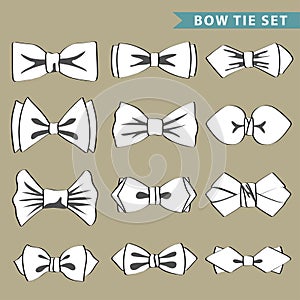 Fashion set with bow tie