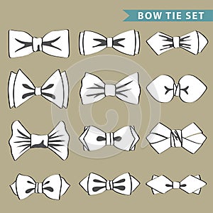 Fashion set with bow tie