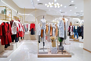 fashion shop  clothing store  lobby