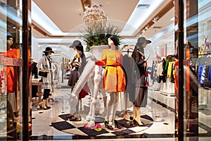 Fashion shop mannequins