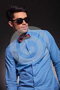 Fashion shot of an elegant young man