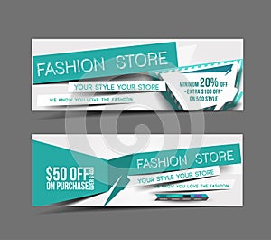 Fashion Store Web Banner