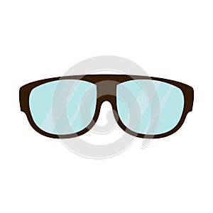 Fashion sunglasses accesory isolated vector illustration