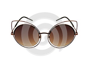 Fashion sunglasses isolated on white
