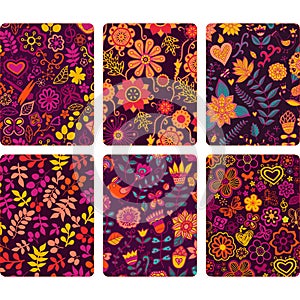 Fashion tablet skins. Modern floral patterns with flowers to cus