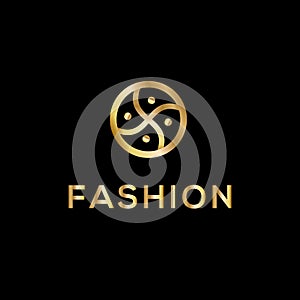 Fashion vector logo. Make up vector logo. Hair dresser logo .