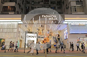 Fashion Walk shopping mall Causeway Bay Hong Kong