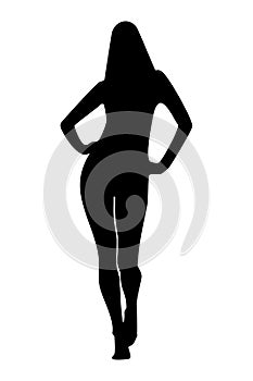 Fashion Woman Silhouette.