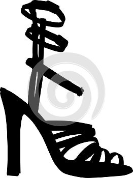 Fashion women shoes vector