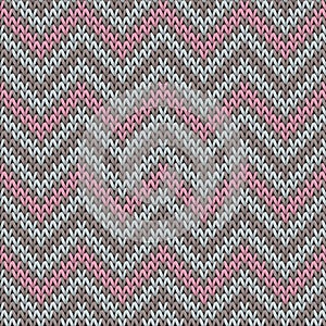 Fashionable chevron stripes knitting texture