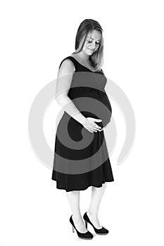 Fashionable expecting mother