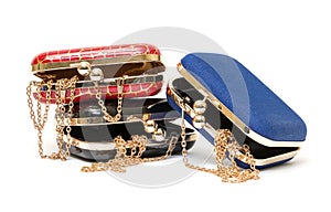 Fashionable female open handbags