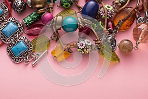 Fashionable Jewellery with Colorful Stones