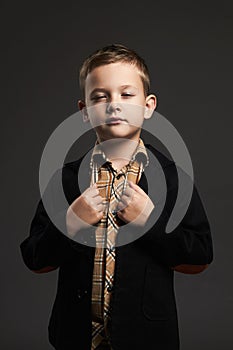 Fashionable little boy.stylish child in suit