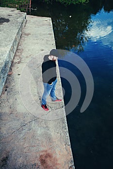 Fashionable man in casual clothes