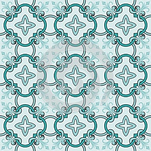 Fashionable pattern in the Arab style, seamless background, arabesque vector.