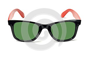 Fashionable plastic sunglasses