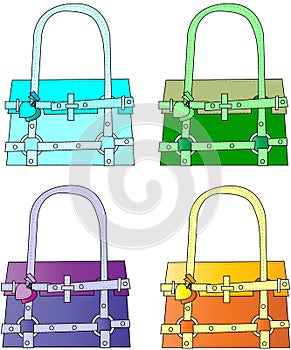 Fashionable purses photo