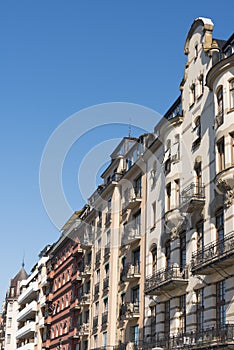 Fashionable residential buildings Kungsholmen Stockholm