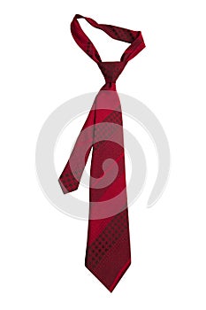 Fashionable striped necktie photo