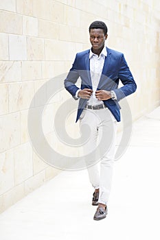 Fashionable young african man