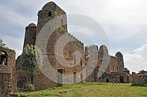 Fasil Ghebbi castle, Gondar, Ethiopia photo