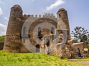 Fasil Ghebbi in Gondar, Ethiopia