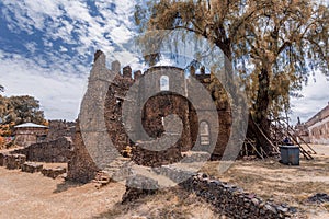 Fasil Ghebbi, royal castle in Gondar, Ethiopia