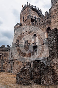 Fasil Ghebbi, royal castle in Gondar, Ethiopia