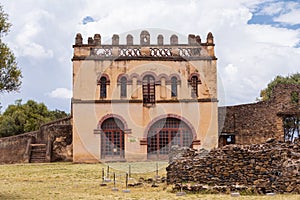 Fasil Ghebbi, royal castle in Gondar, Ethiopia