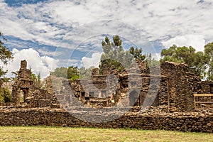 Fasil Ghebbi, royal castle in Gondar, Ethipia