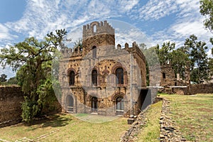 Fasil Ghebbi, royal castle in Gondar, Ethipia