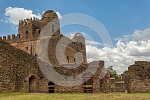 Fasil Ghebbi, royal castle in Gondar, Ethipia