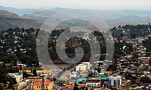 Fasil Guebbi royal enclosure, Gondar, Ethiopia photo