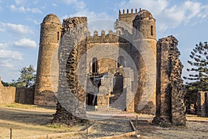 Fasilidas palace in the Royal Enclosure in Gondar