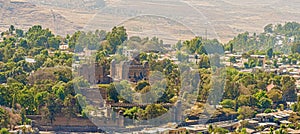 Fasilides castle in Gondar in Ethiopia