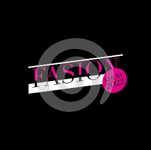Fasion show 2022 logo vector