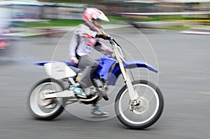 Fast biker