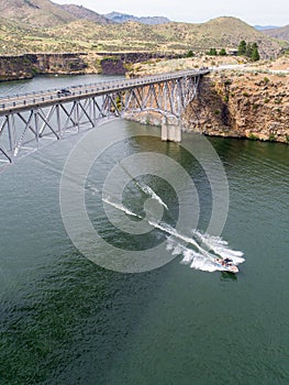 fast boat on the water