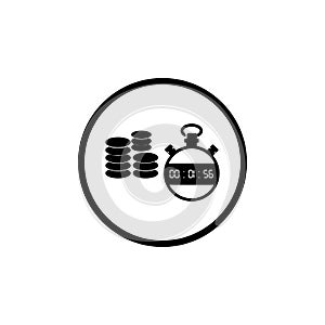 fast cash return vector, Money refund icon