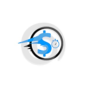 fast cash return vector, Money refund icon